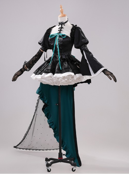 Game Arknights Wakaba Mutsumi The Puppeteered Ego Halloween Cosplay Costume Set