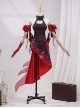 Game Honkai Impact 3 Seele Vollerei Black Moran Jinghua Halloween Cosplay Costume Set