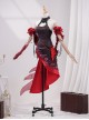 Game Honkai Impact 3 Seele Vollerei Black Moran Jinghua Halloween Cosplay Costume Set