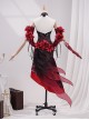 Game Honkai Impact 3 Seele Vollerei Black Moran Jinghua Halloween Cosplay Costume Set