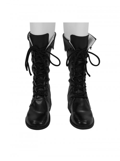 Game Kingsglaive Final Fantasy XV Noctis Lucis Caelum Halloween Cosplay Accessories Black Boots