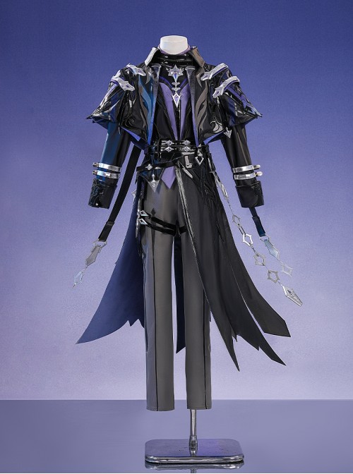 Game Genshin Impact Kyryll Chudomirovich Flins Halloween Cosplay Costume Set