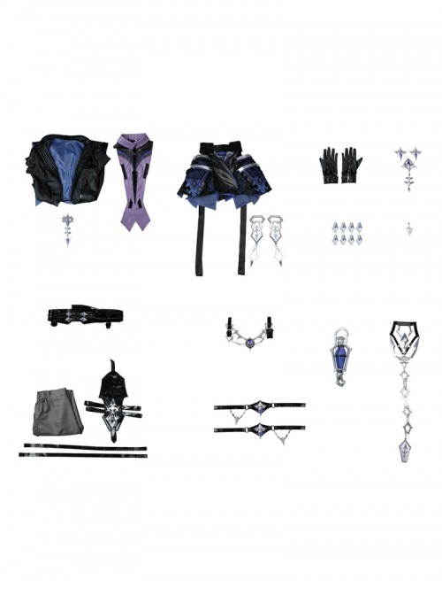 Game Genshin Impact Kyryll Chudomirovich Flins Halloween Cosplay Costume Set