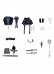 Game Genshin Impact Kyryll Chudomirovich Flins Halloween Cosplay Costume Set