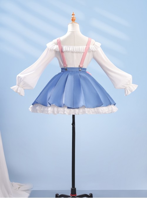 Game Honor Of Kings Yao Luckin Coffee Collaboration Halloween Cosplay Costume Set