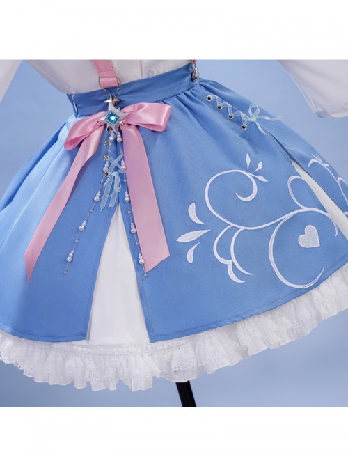 Game Honor Of Kings Yao Luckin Coffee Collaboration Halloween Cosplay Costume Set