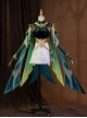 Game Genshin Impact Nefer Halloween Cosplay Costume Set Without Shoes