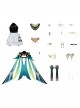 Game Genshin Impact Nefer Halloween Cosplay Costume Set Without Shoes