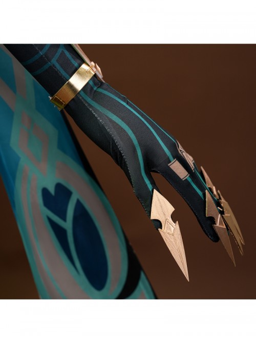 Game Genshin Impact Nefer Halloween Cosplay Costume Set Without Shoes