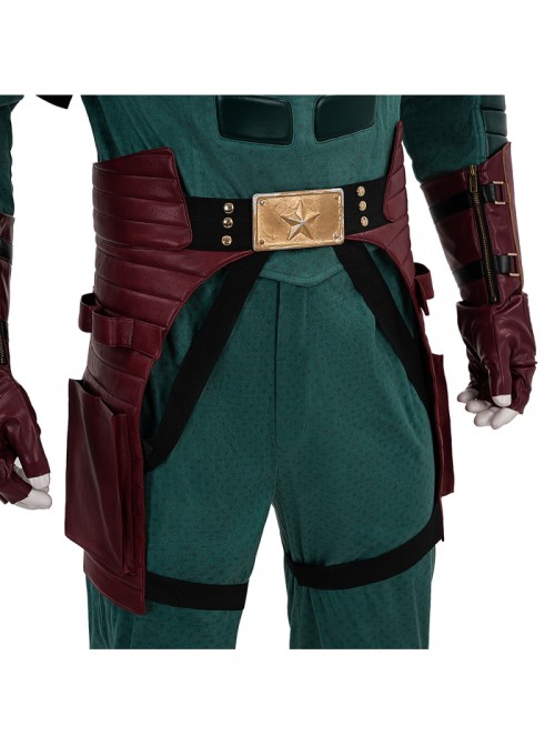 The Boys Prequel Series Vought Rising Soldier Boy Halloween Cosplay Costume Set Without Shoes And Leg Warmers And Eye Mask