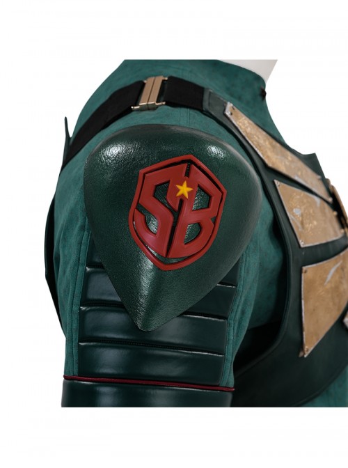 The Boys Prequel Series Vought Rising Soldier Boy Halloween Cosplay Costume Set Without Shoes And Leg Warmers And Eye Mask
