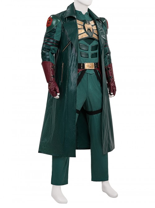 The Boys Prequel Series Vought Rising Soldier Boy Halloween Cosplay Costume Set Without Shoes And Leg Warmers And Eye Mask