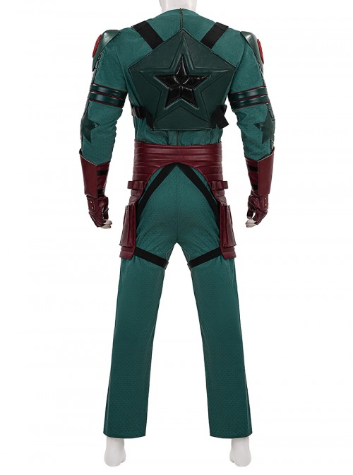 The Boys Prequel Series Vought Rising Soldier Boy Halloween Cosplay Costume Set Without Shoes And Leg Warmers And Eye Mask