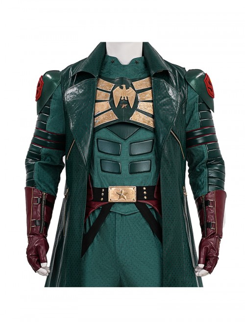 The Boys Prequel Series Vought Rising Soldier Boy Halloween Cosplay Costume Set Without Shoes And Leg Warmers And Eye Mask