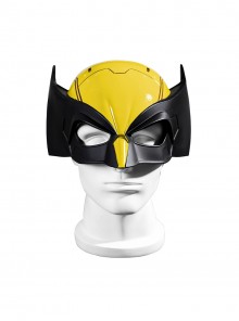 Game Marvel's Wolverine Wolverine Halloween Cosplay Accessories Black Yellow Helmet