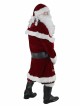 Original Christmas Series Christmas Santa Claus Red White Print With Beard Halloween Cosplay Costume Set