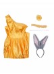 Zootopia 2 Rise Of The NonMammalians Judy Hopps Yellow Dress Halloween Cosplay Costume Set
