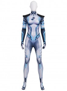 Game Marvel Rivals Invisible Woman Future Foundation Bodysuit Halloween Cosplay Costume Set