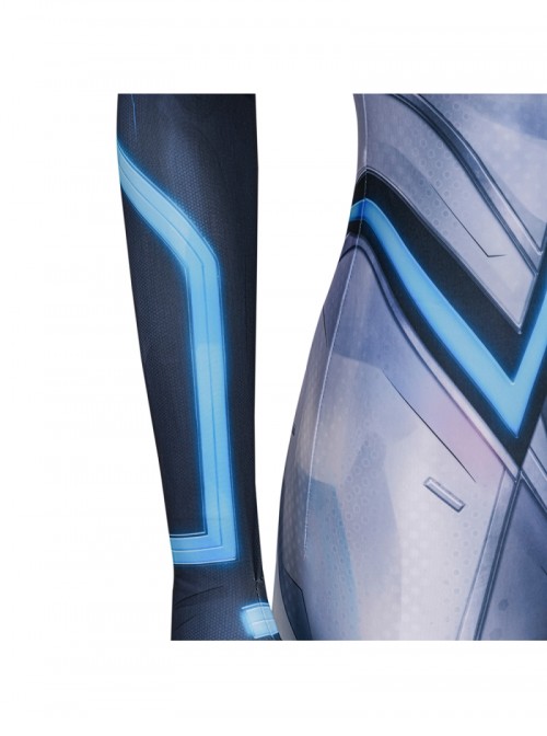 Game Marvel Rivals Invisible Woman Future Foundation Bodysuit Halloween Cosplay Costume Set