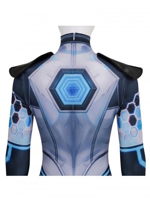 Game Marvel Rivals Invisible Woman Future Foundation Bodysuit Halloween Cosplay Costume Set
