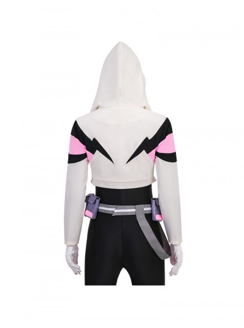 Your Friendly Neighborhood Spider Man Season 2 Spider Gwen Halloween Cosplay Costume Set Without Shoes