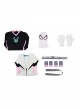 Your Friendly Neighborhood Spider Man Season 2 Spider Gwen Halloween Cosplay Costume Set Without Shoes