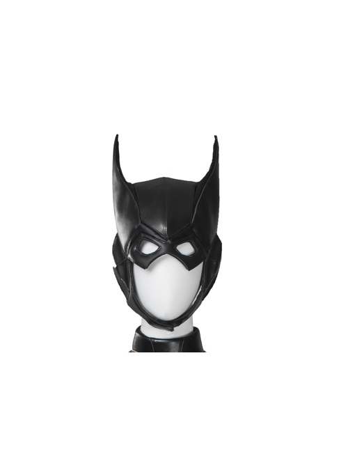 Game Batman Arkham Knight Batgirl Same Black Headgear Halloween Cosplay Costume