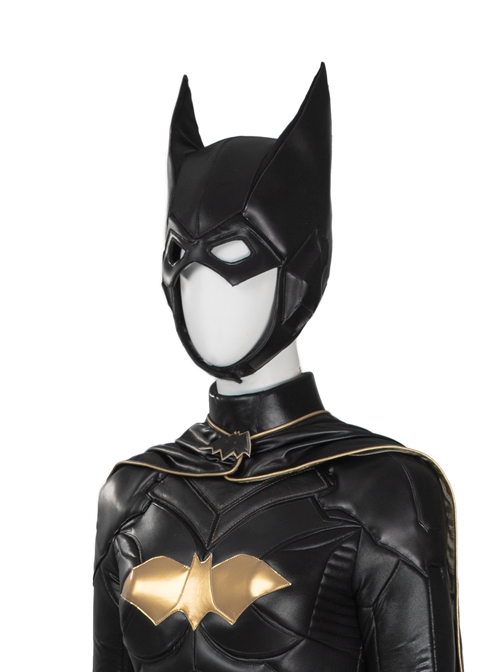 Game Batman Arkham Knight Batgirl Same Black Headgear Halloween Cosplay Costume