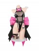 Game Cross Core Naglering Cosplay Bunny Girl Open Crotch Bodysuit Sexy Lingerie Set