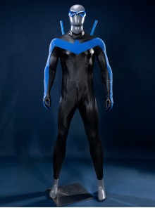 Nightwing Robin Dick Grayson Version Bodysuit Halloween Cosplay Costume Set Without Shoes