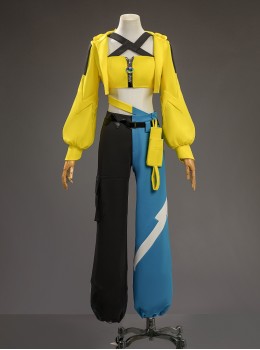 Game Pokemon Legends Z-A Canari Halloween Cosplay Costume Set