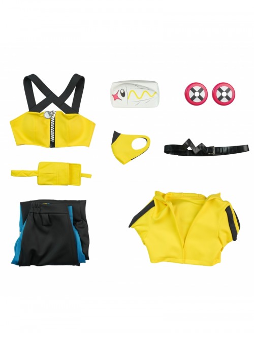 Game Pokemon Legends Z-A Canari Halloween Cosplay Costume Set