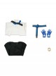 Game Pokemon Legends Z-A Mu Jing Halloween Cosplay Costume Set Without Hat