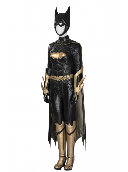 Game Batman Arkham Knight Batgirl Halloween Cosplay Accessories Black Gloves