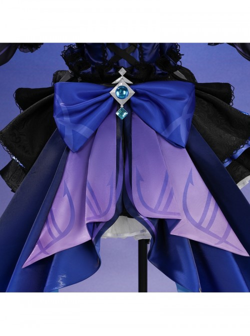 Game Genshin Impact UGC Miliastra Wonderland Phantom Night Candlelight Halloween Cosplay Costume Set