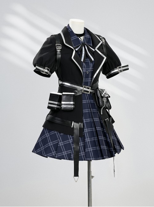 Game Magical Girl Witch Trial Nayaka Kurobe Halloween Cosplay Costume Set