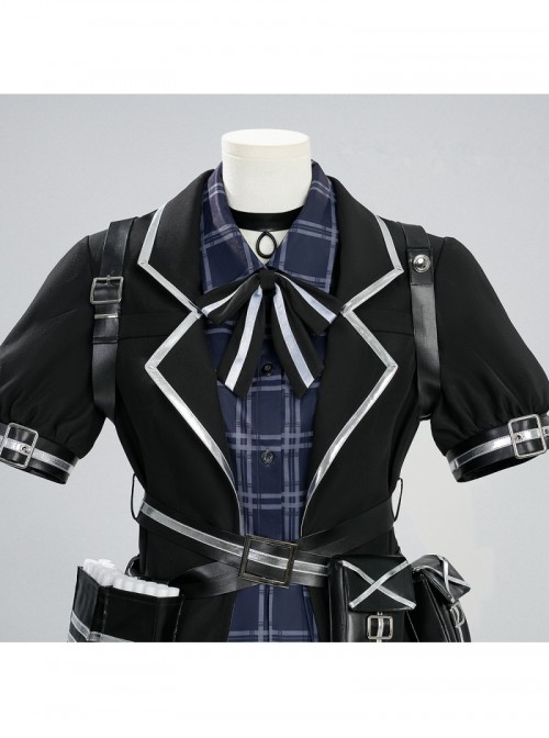 Game Magical Girl Witch Trial Nayaka Kurobe Halloween Cosplay Costume Set