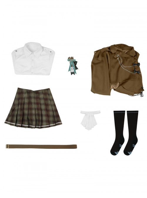 Game Arknights Veritas Halloween Cosplay Costume Set