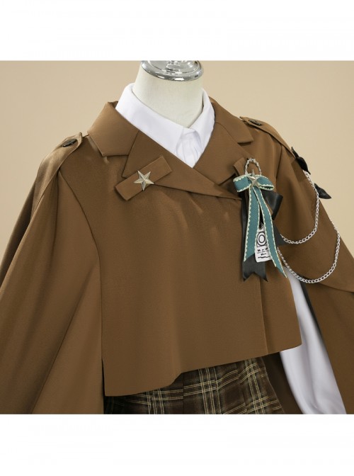 Game Arknights Veritas Halloween Cosplay Costume Set