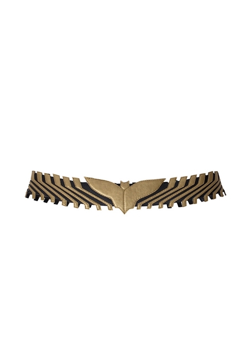 Game Batman Arkham Knight Batgirl Halloween Cosplay Accessories Golden Waistband