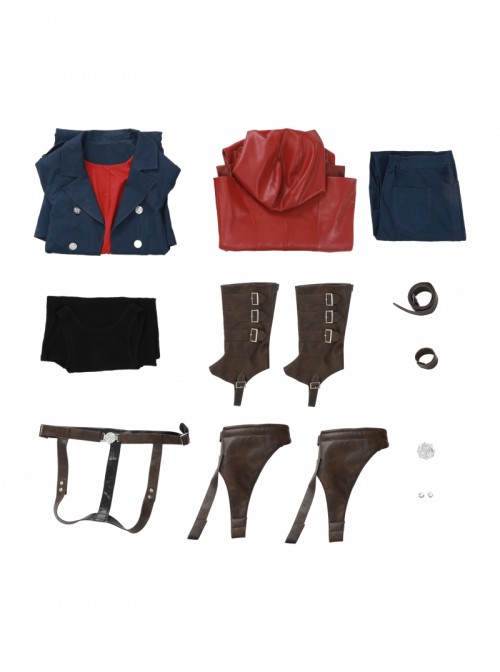 Game Devil May Cry 4 Nero Halloween Cosplay Costume Set