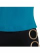 One Piece Live Action Season 2 Nami Blue Short Sleeve Halloween Cosplay Costume Set Without Shoes