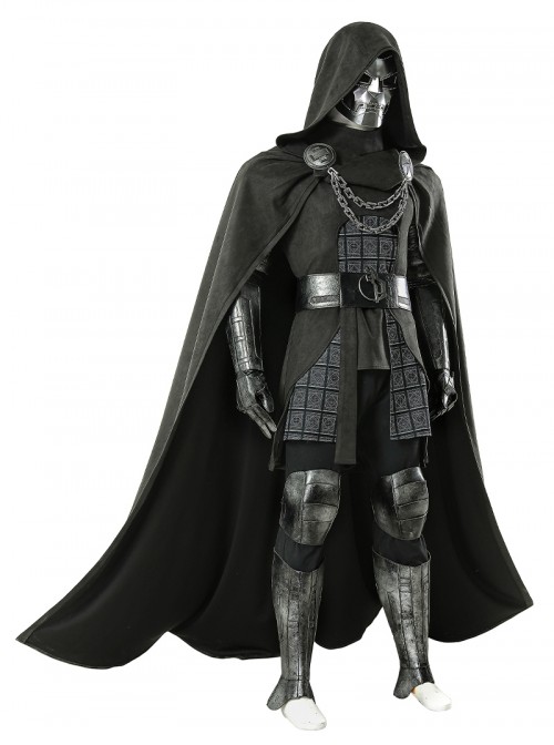 Movie Avengers 5 Doomsday Doctor Doom Halloween Cosplay Costume Set Without Shoes