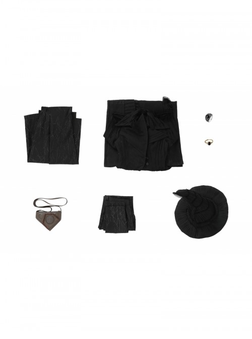 Movie Wicked Elphaba Halloween Cosplay Costume Set Without Shoes