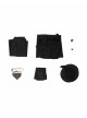 Movie Wicked Elphaba Halloween Cosplay Costume Set Without Shoes