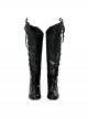 Movie Wicked Elphaba Halloween Cosplay Accessories Black High Heel Boots