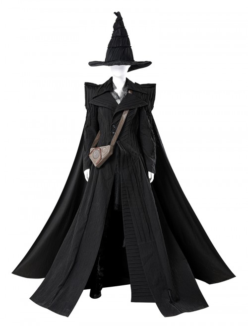Movie Wicked Elphaba Halloween Cosplay Accessories Black High Heel Boots