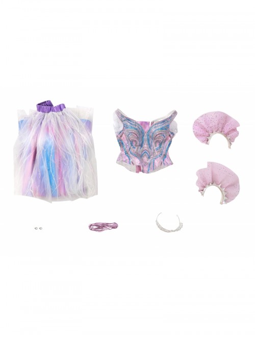 Movie Wicked For Good Glinda Halloween Cosplay Costume Set