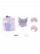 Movie Wicked For Good Glinda Halloween Cosplay Costume Set