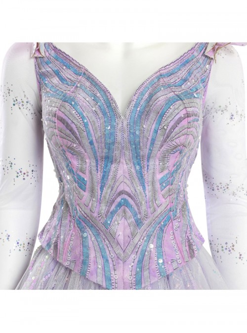 Movie Wicked For Good Glinda Halloween Cosplay Costume Set